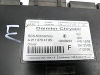 Mercedes C219 CLS 08-10 Steuergerät ECU SCS Memory Modul für Sitz Links Vorne Mercedes C219 CLS 08-10 19.11.2009... Vorschau 2