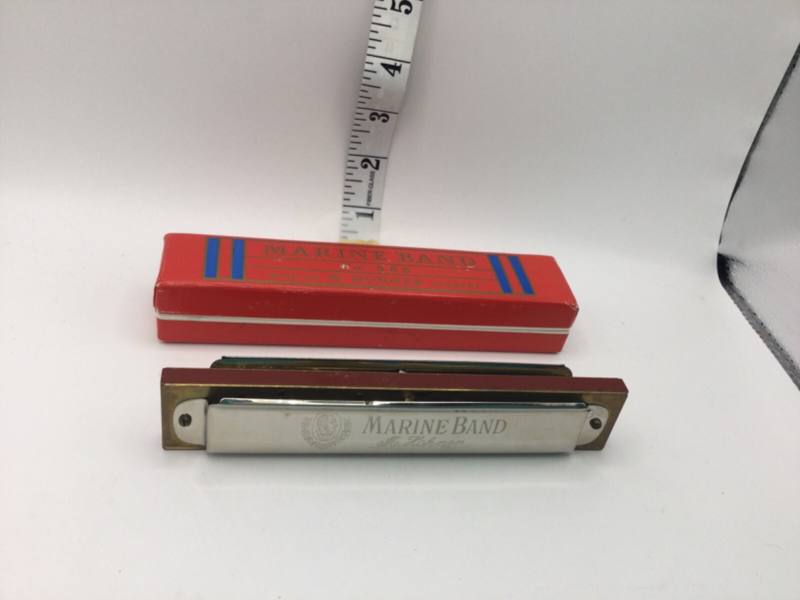 美品 14穴　Hohner Marine Band #365 G Vintage Marine Band Harmonica by M. Hohner 14 Hole Number