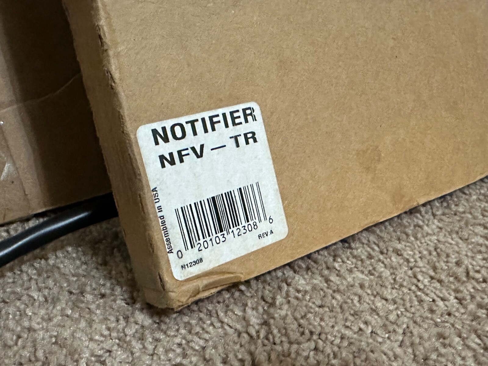 NOTIFIER NFV-TR Fire Alarm Flush Mount Trim Ring (NEW IN BOX)