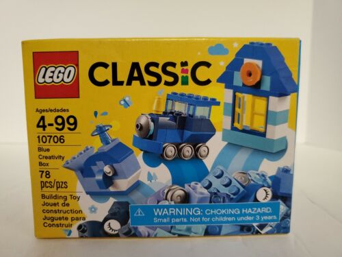 ::LEGO Classic Blue Creativity Box Set Building Toy #10706 78 Pieces 