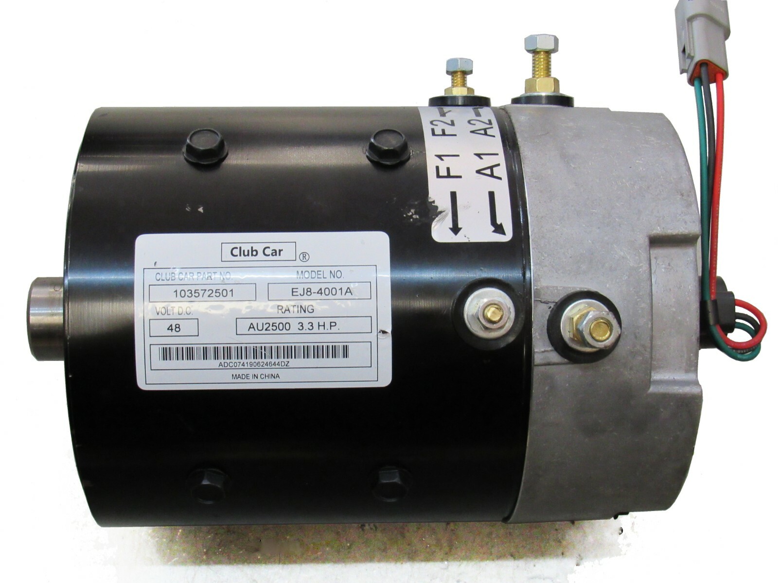 GENUINE OEM Club Car 3.3Hp 48 Volt DC IQ Electric Motor 103572501, EJ8