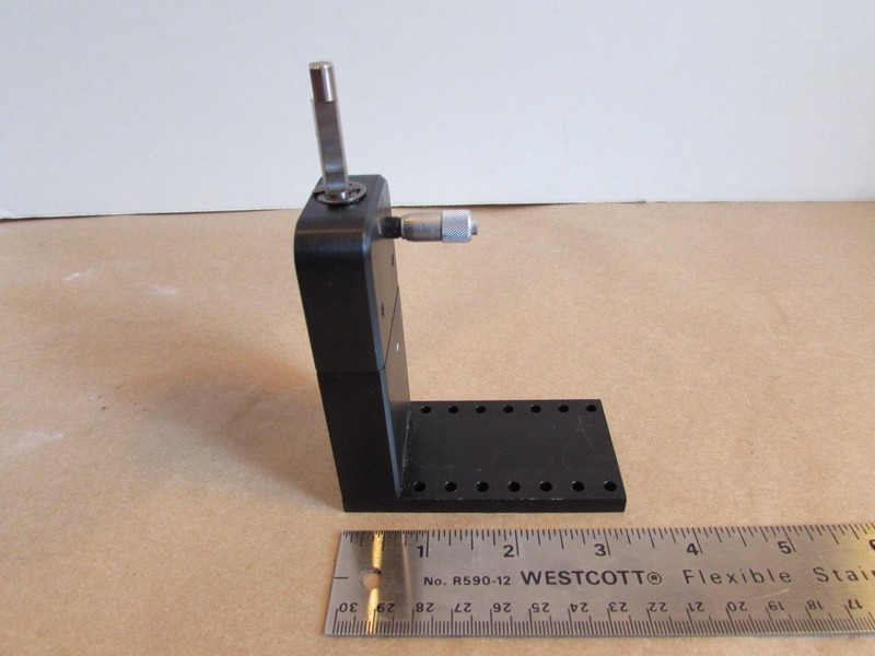 Sign Jig Mitutoyo Micrometer Head Spring Loaded Detent Plate 90 Degree