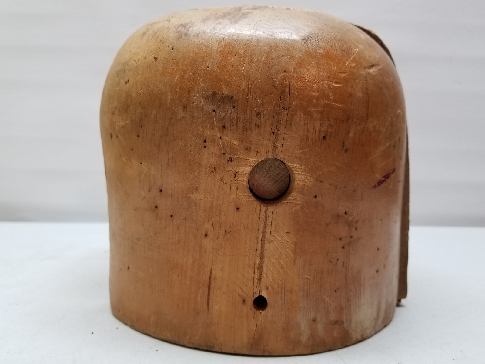 Wood Wooden Hat Block Head Style Puzzle Form Display Mold Millinery 22