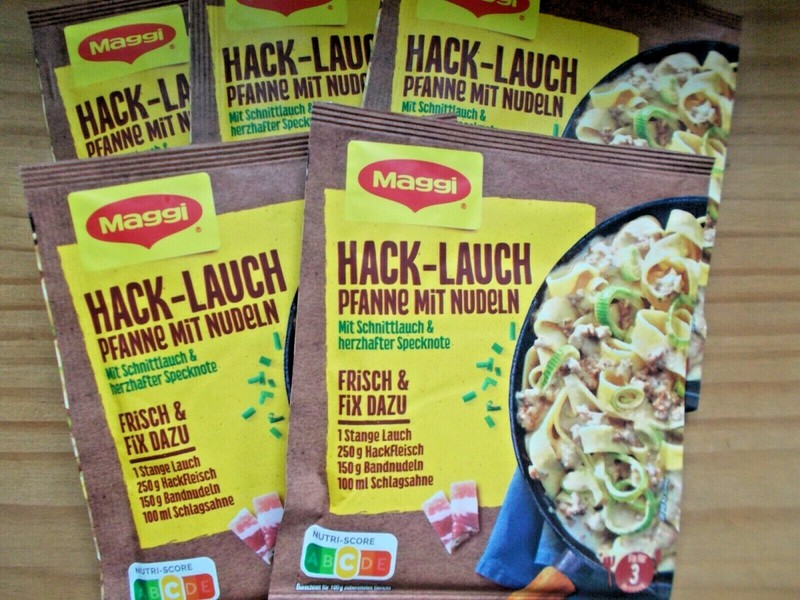 Maggi Fix Hack-Leek-Pan with Noodles (30.95/kg) 5 x 42g -