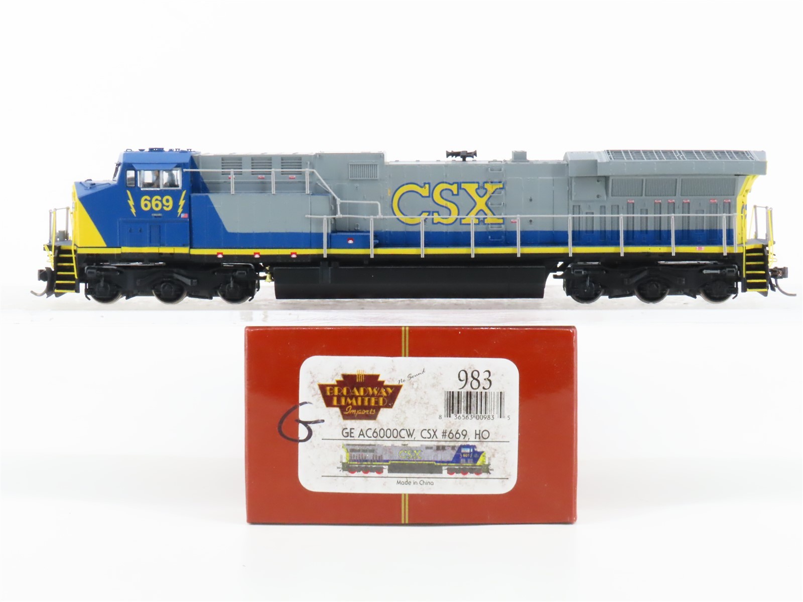 鉄道模型 Clarion CA-6000B HO Broadway Limited BLI 983 CSX Railway AC6000CW Diesel Loco