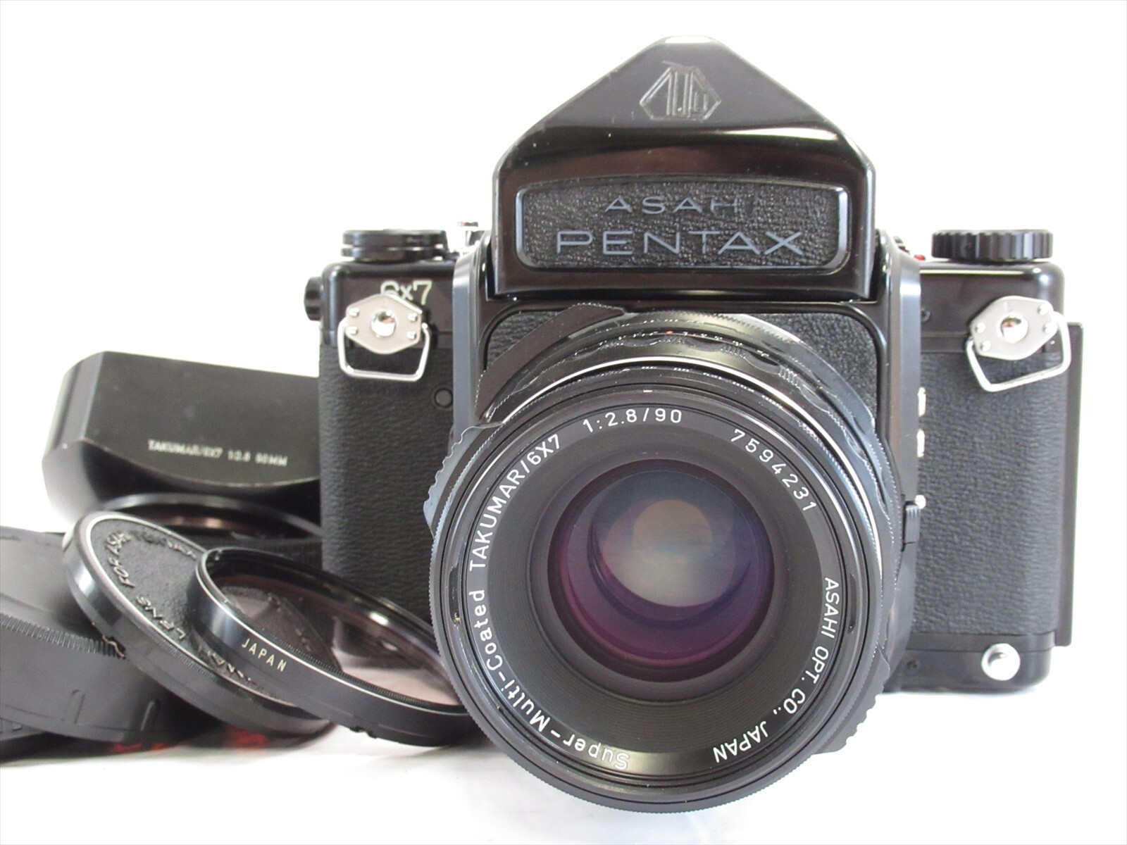バケペン　ASAHI PENTAX 6×7 smc 1:2:8 Pentax 6×7 Medium Format SLR Film Camera M-up w/6x7 90mm f