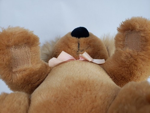 Dakin Tan Koala Bear with Pink Bow Missing Baby Koala 1987 (229)