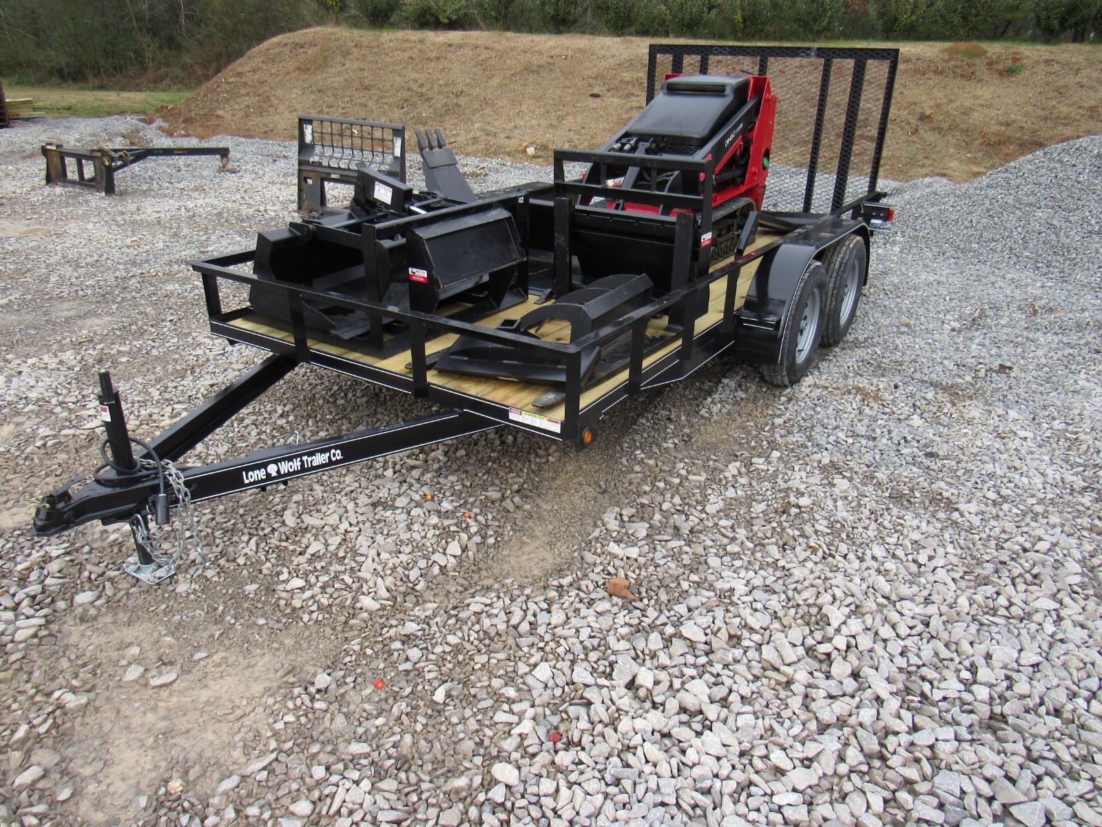2015 Toro Dingo TX525 Track Skid Steer with Trailer and Attachments - Ship $500