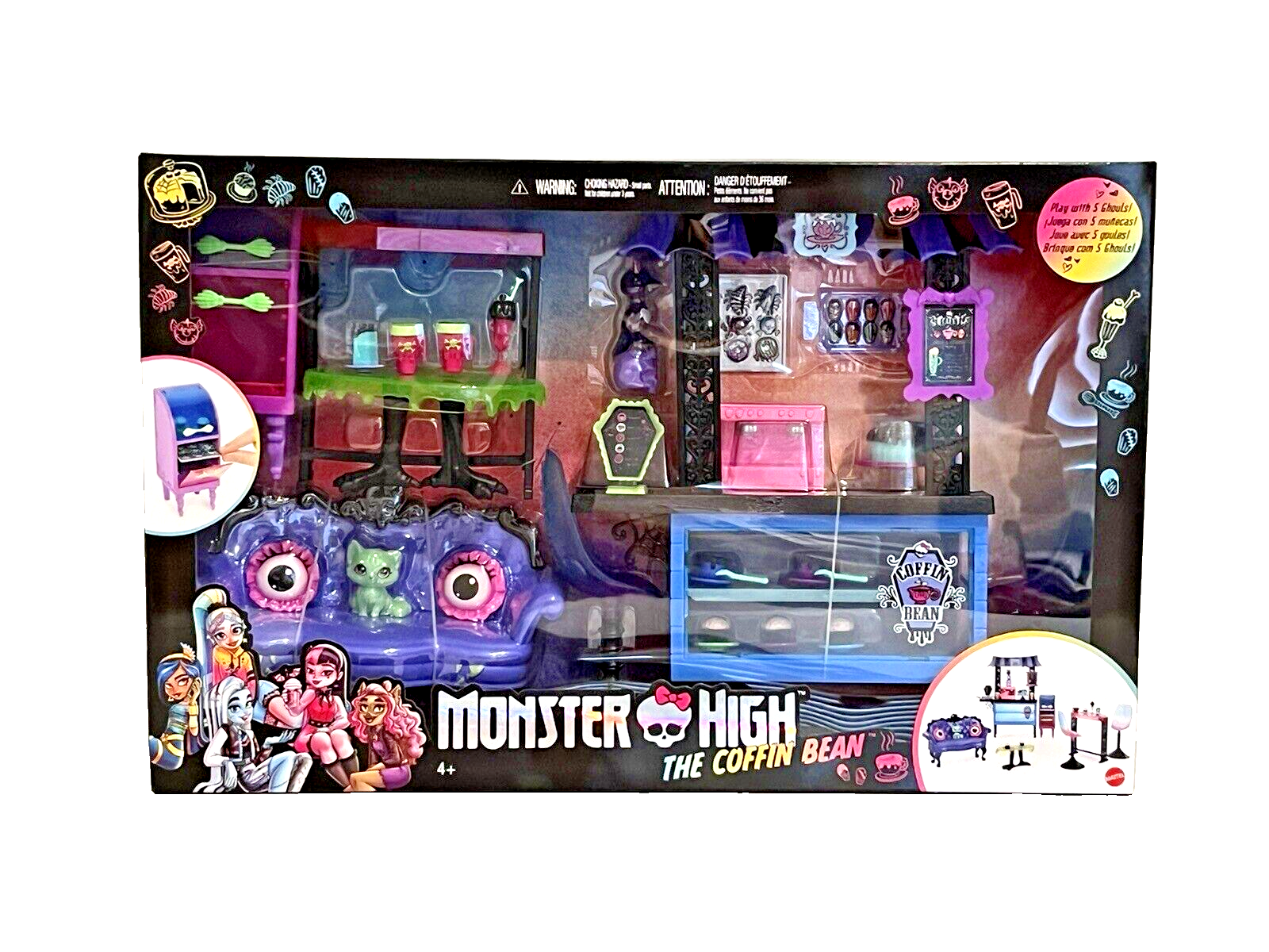 Monster High G3 Coffin Bean Playset Coffee Street Cafe Lounge Complete Sealed | eBay Monster High G3 Coffin Bean Playset Coffee Street Cafe Lounge Complete Sealed | eBay