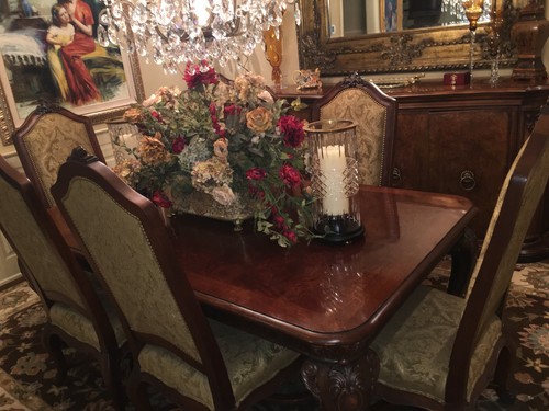 henredon dining room set With 10 Chairs