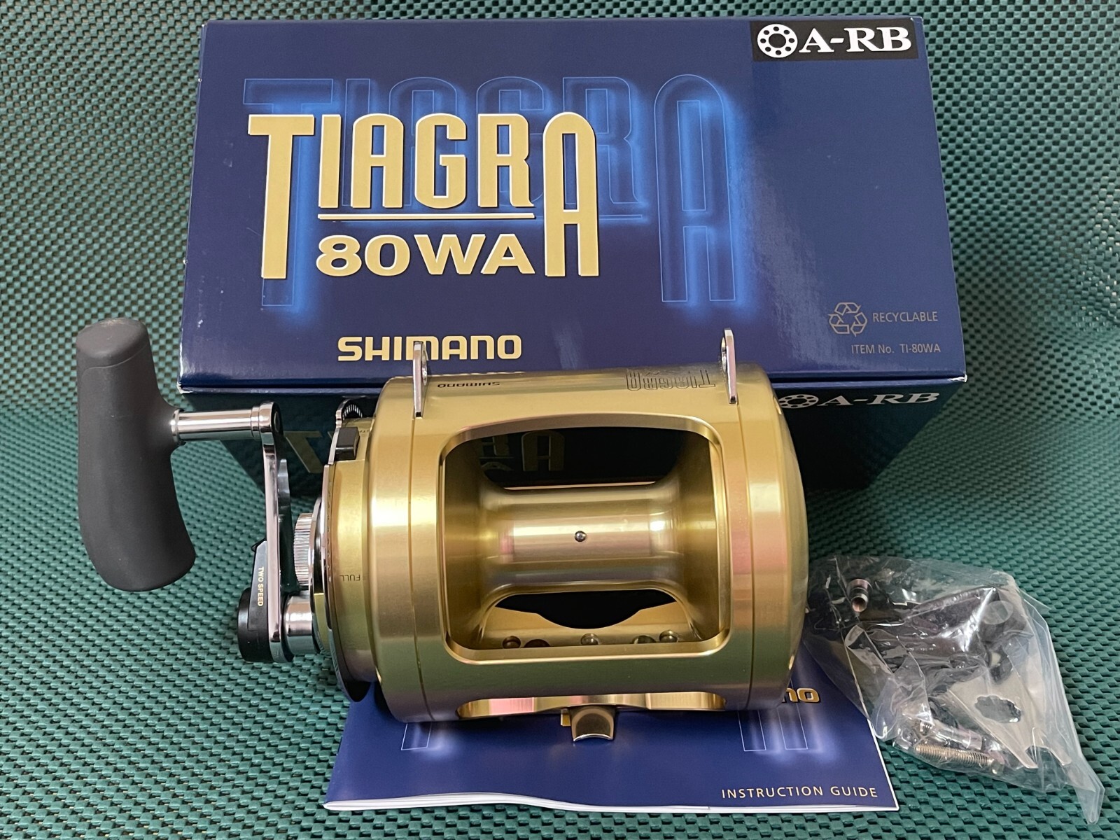 NEW SHIMANO TIAGRA 80 WA 2 Speed Big Game SW Reel TI-80WA NEW SHIMANO TIAGRA 80 WA 2 Speed Big Game SW Reel TI-80WA