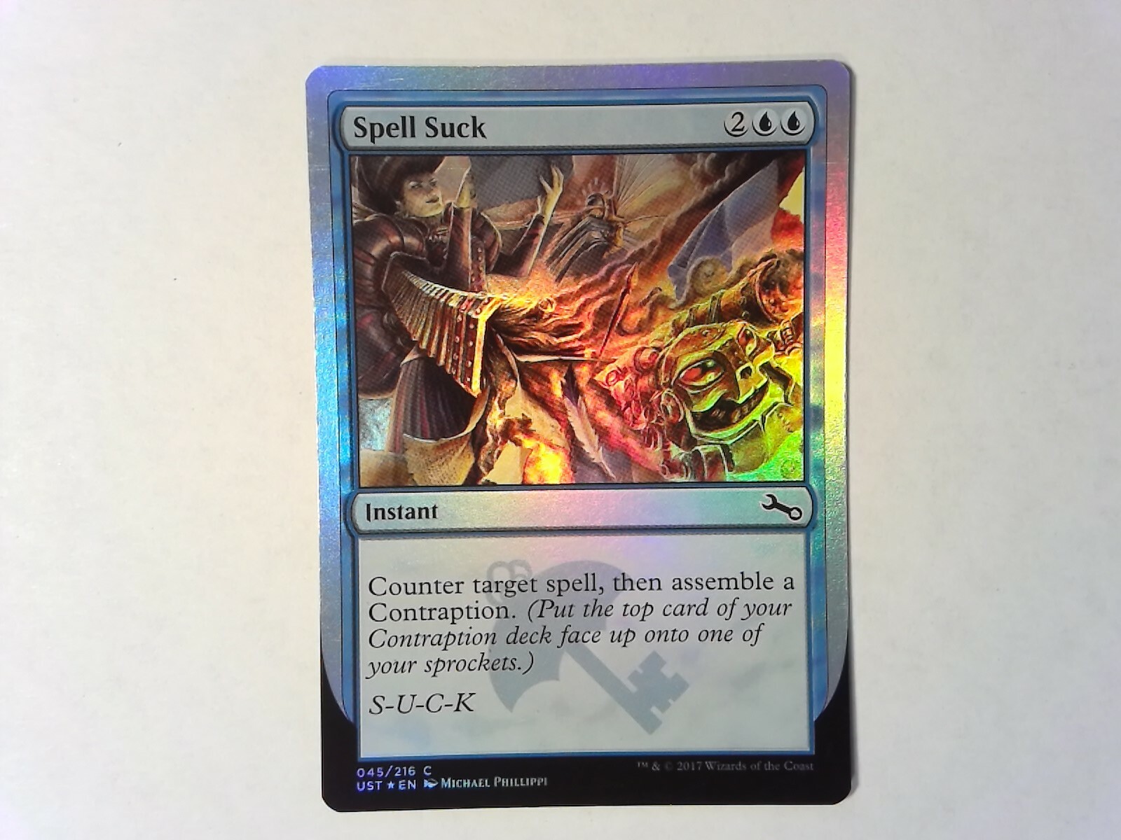 Foil Spell Suck Unstable - Magic the Gathering Mtg - Blue | eBay