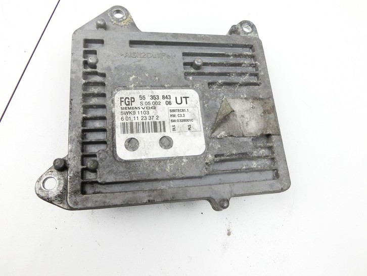 Opel Zafira B 05-11 Steuergerät ECU Modul Entheiratet Opel Zafira B 05-11 02.11.2006 55353843 S0500206 5WK91103... Vorschau 3