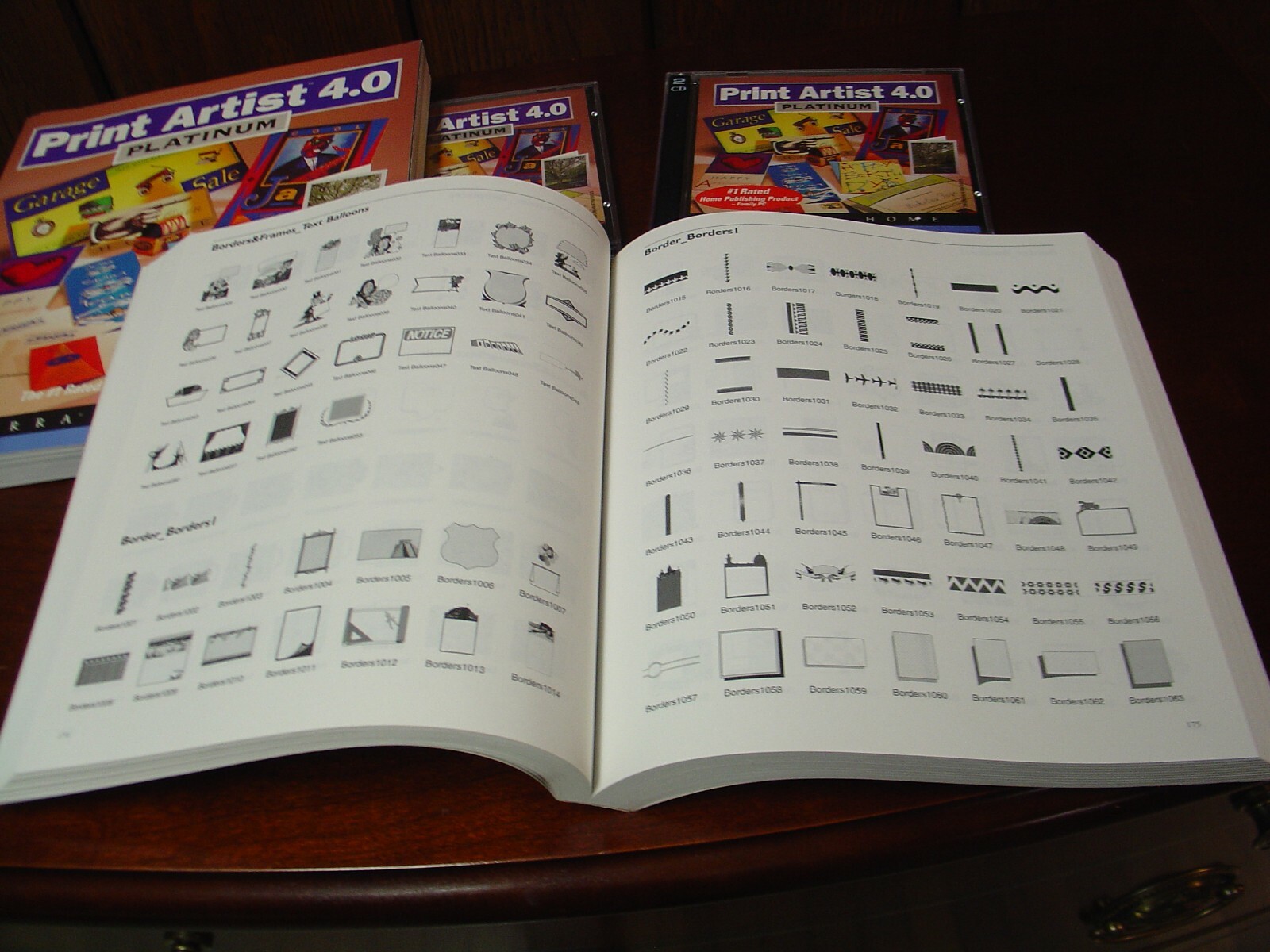 Print Artist 4.0 with 4 Cd and 2 books