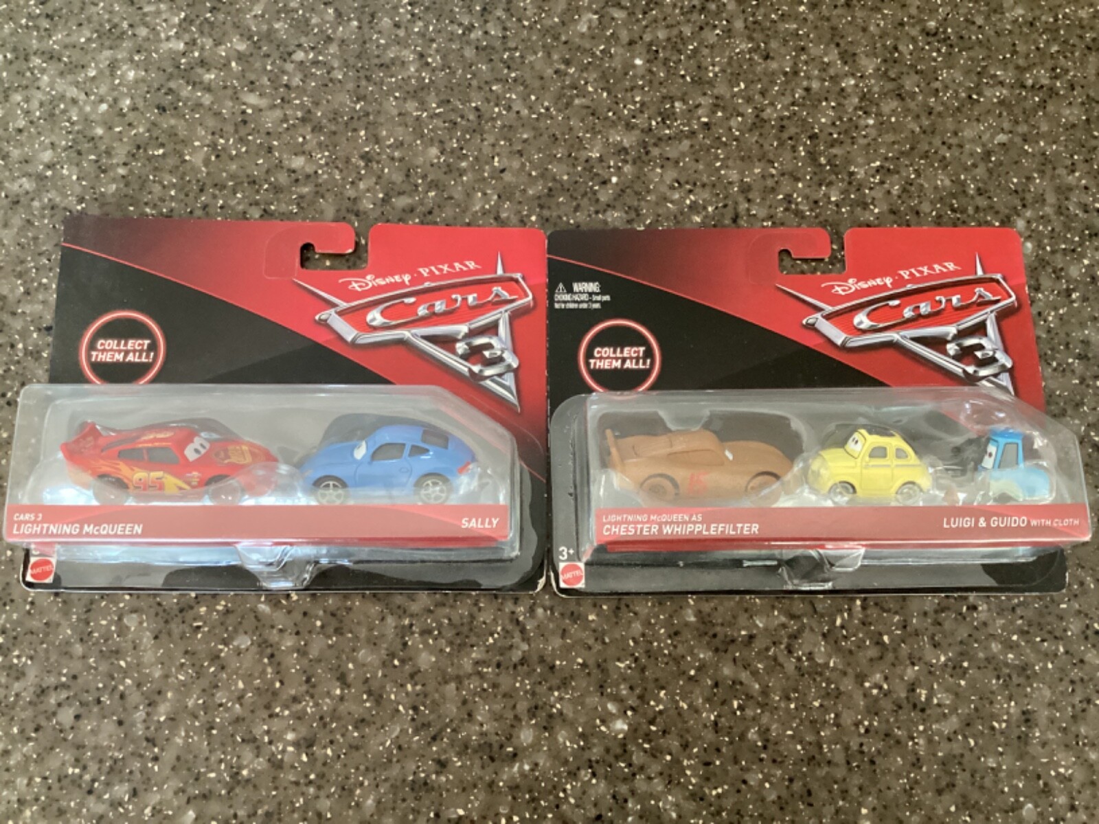 Disney Pixar Cars 3 Lightning McQueen & Sally & Chester