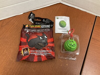 Exploding Kittens Cattermelon Backpack Hanger +Bonus Card (OPEN BOX)