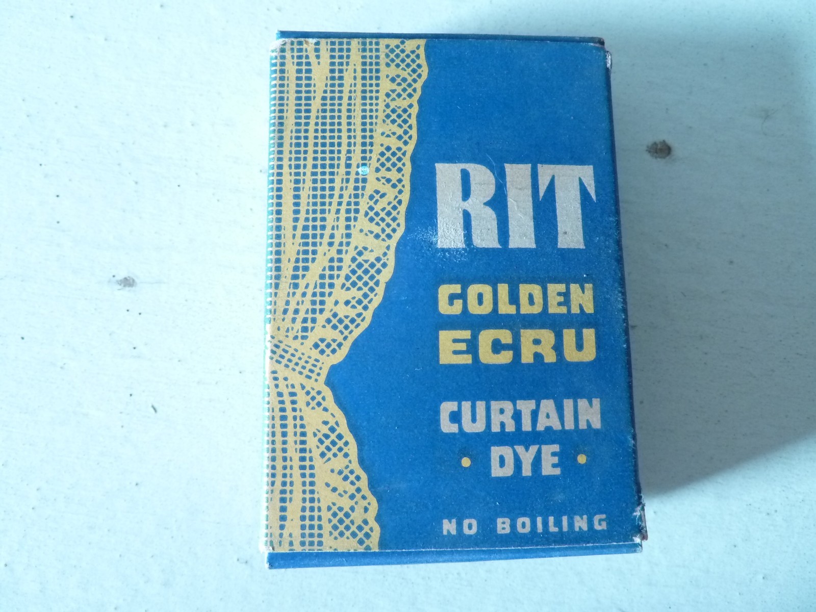 Rit Golden Ecru dye for curtains two boxes vintage