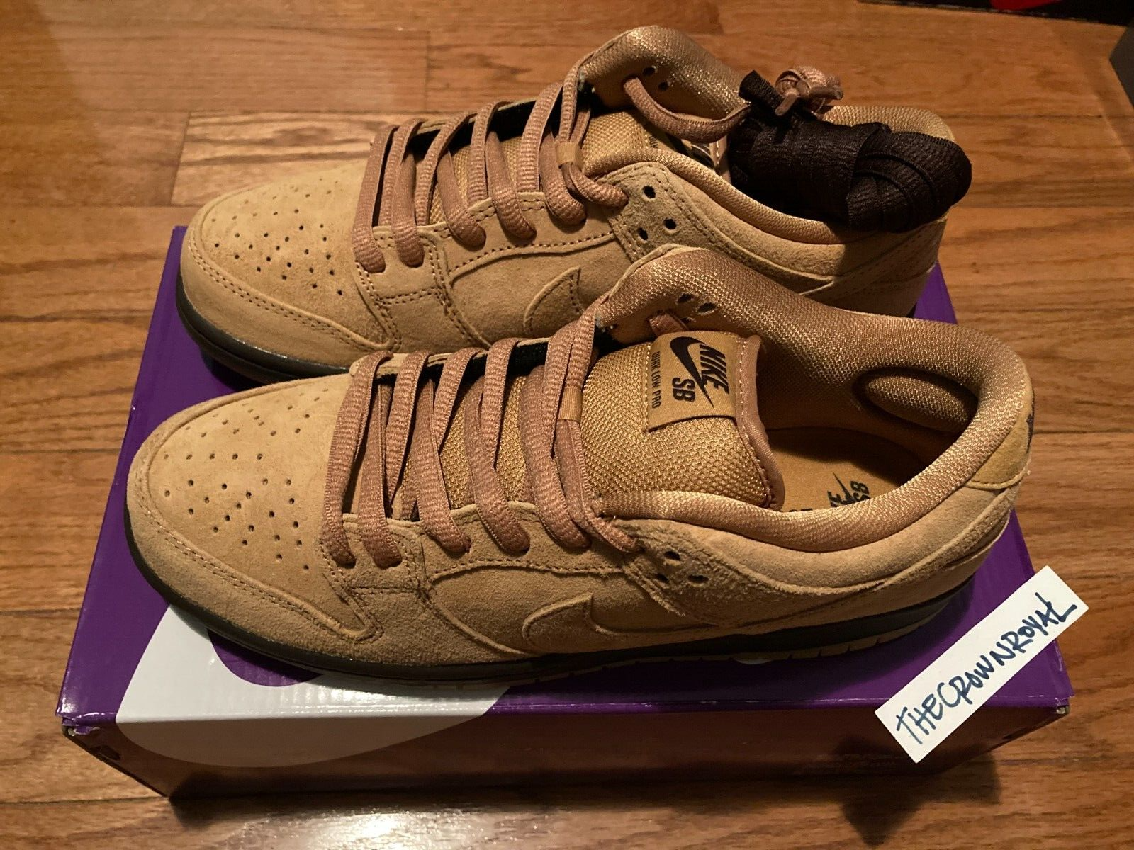 2023 Nike Dunk Low Pro SB Wheat Mocha 8 High Denim Supreme