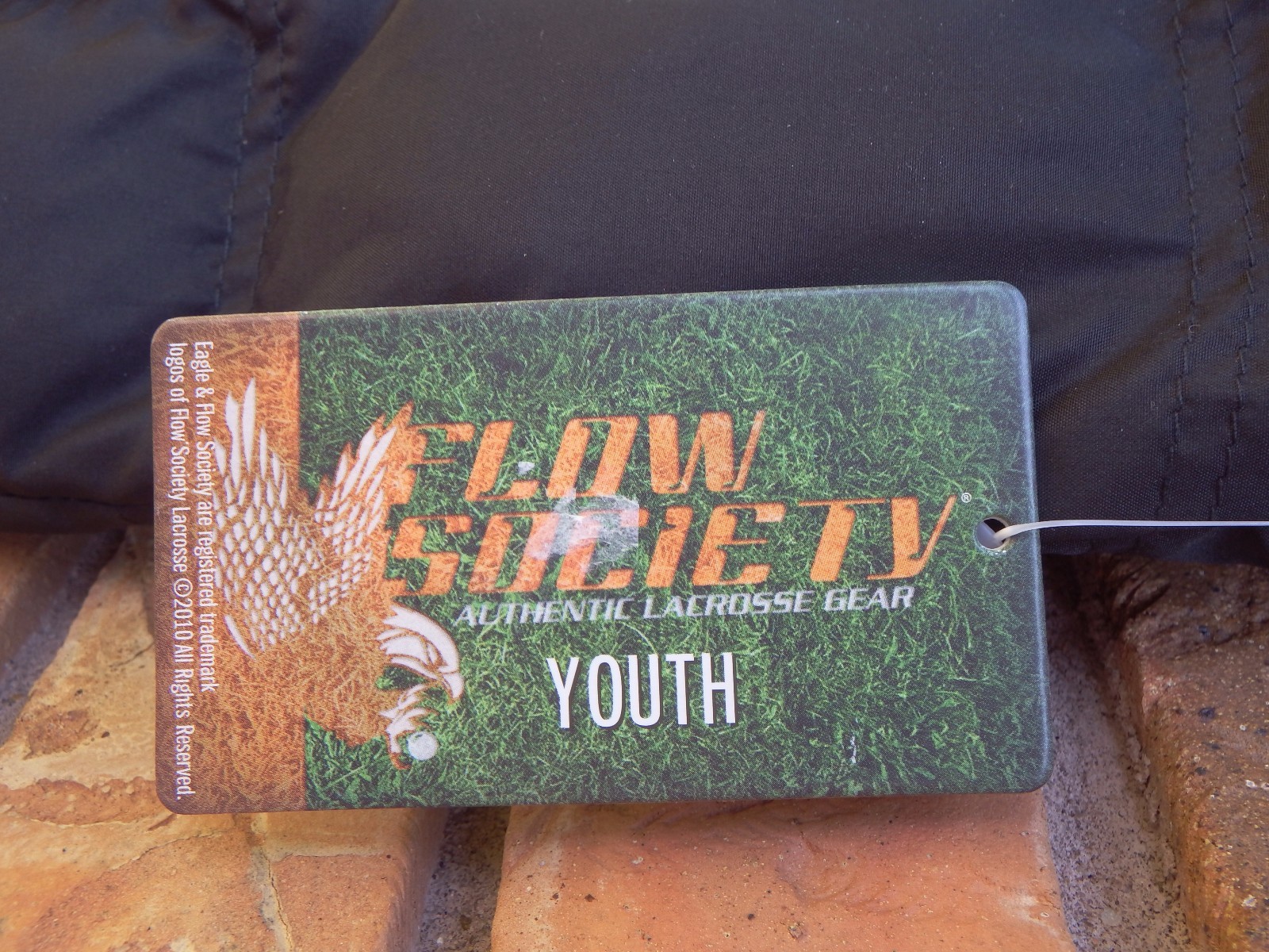 Flow Society Youth XL X-Large Argyle Puffer Vest Insulat Lacrosse Gear Red Black