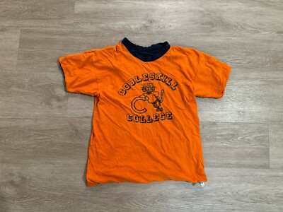 Vintage Champion Double Face Shirt Mens Medium College University 80s Reversible