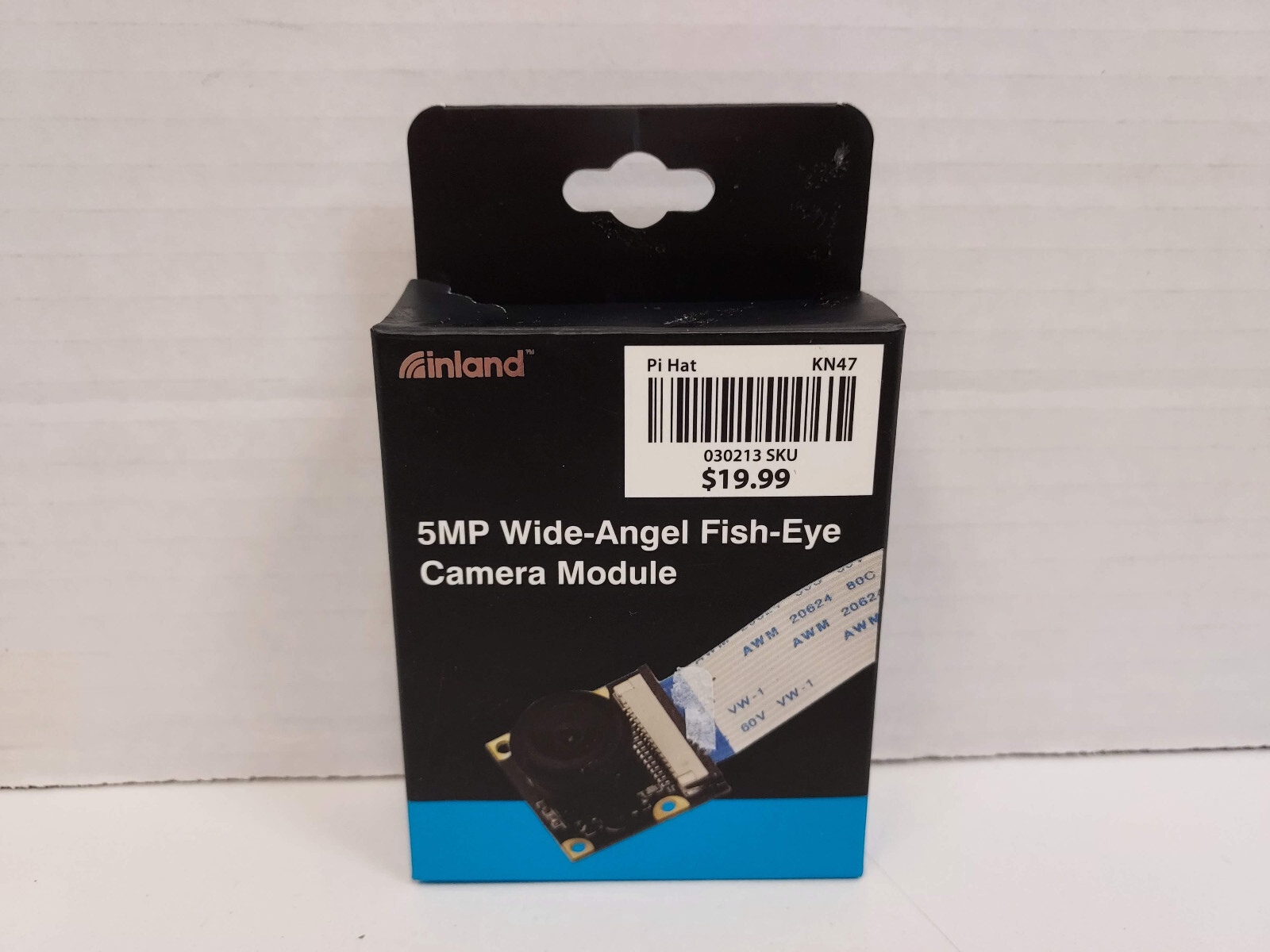 Inland 5MP Wide-Angle Fish-Eye Camera Module for Raspberry Pi