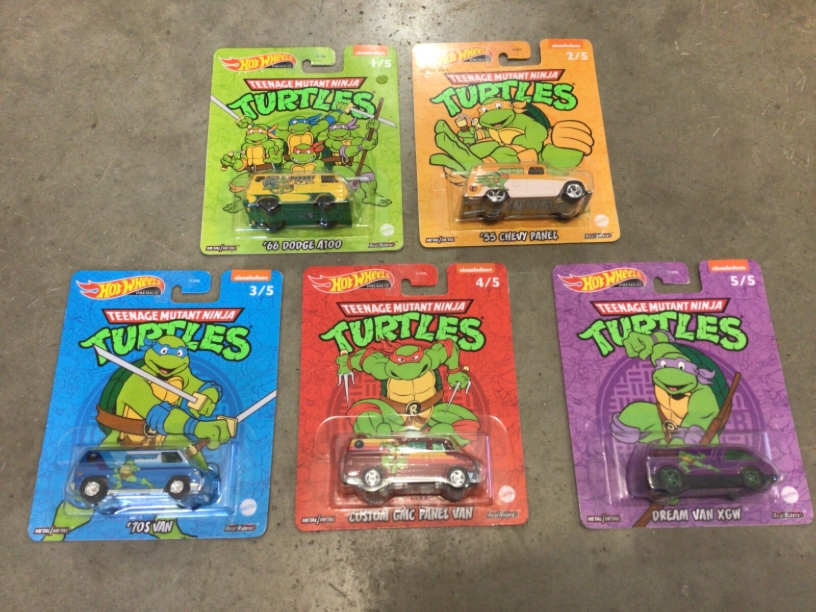Hot Wheels 2022 “Teenage Mutant Ninja Turtles” TMNT Real