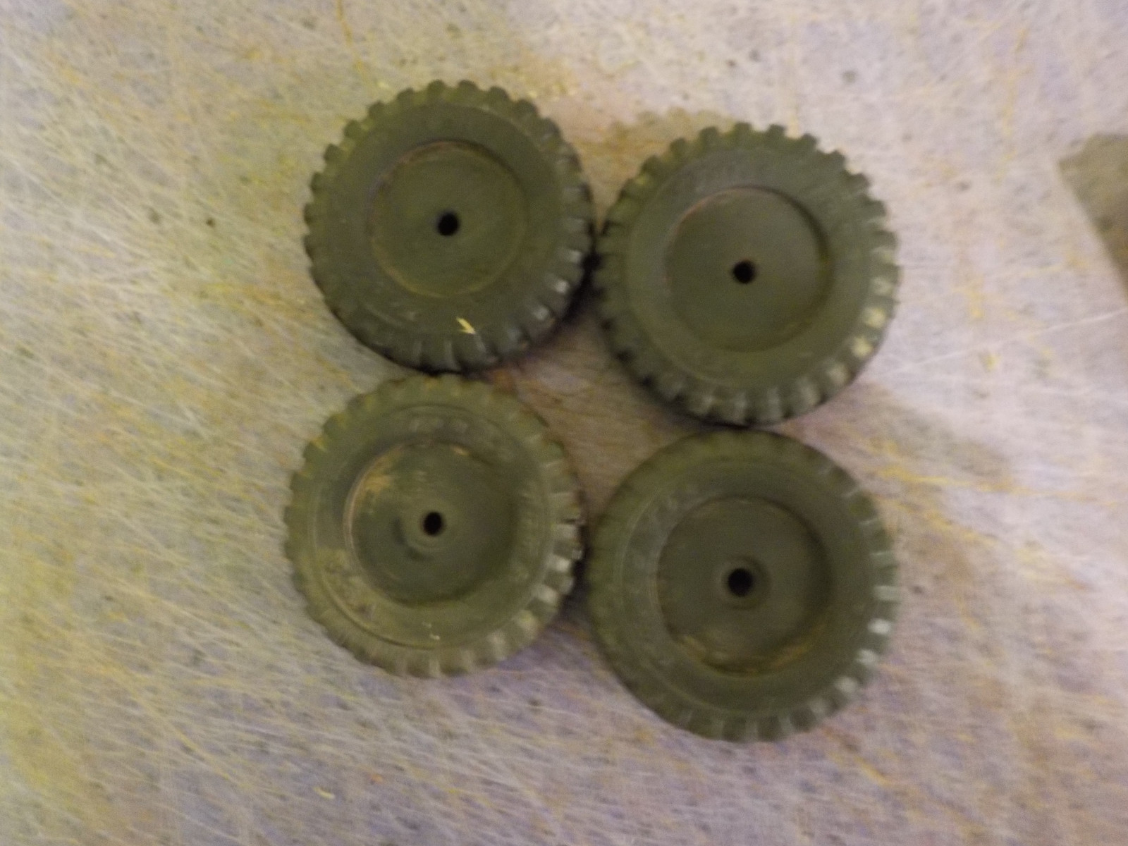 tonka ford truck set of 4 solid rubber tires for parts