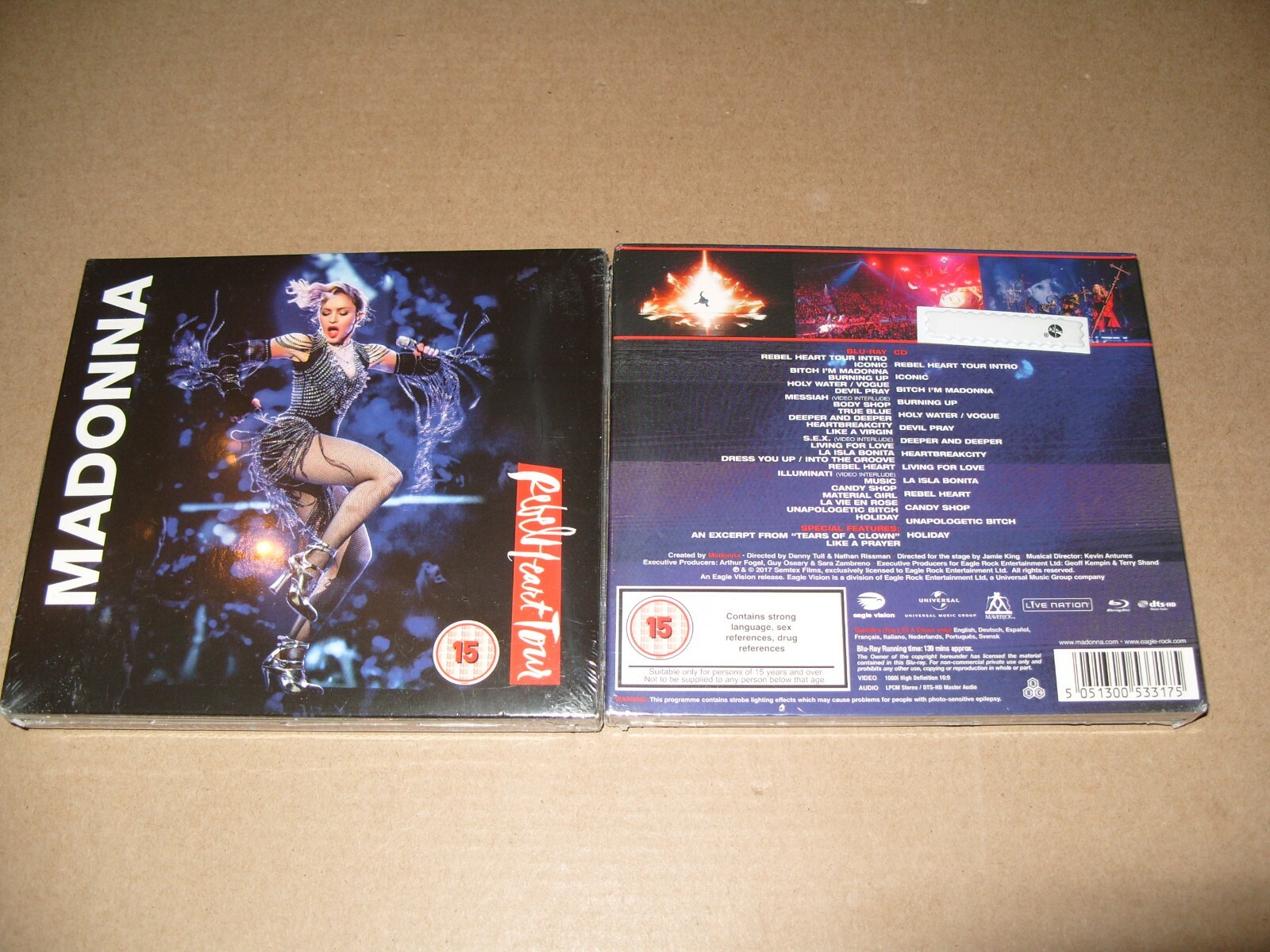 MADONNA マドンナ Rebel Heart Tour パンフレット オマケつきVIP