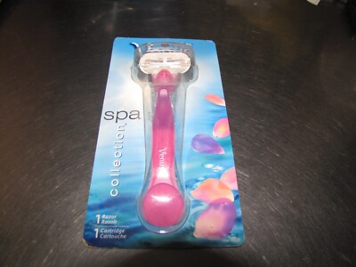 GILLETTE VENUS SPA COLLECTION FOR WOMEN RAZOR HANDLE AND 1 CARTRIDGE *PINK*