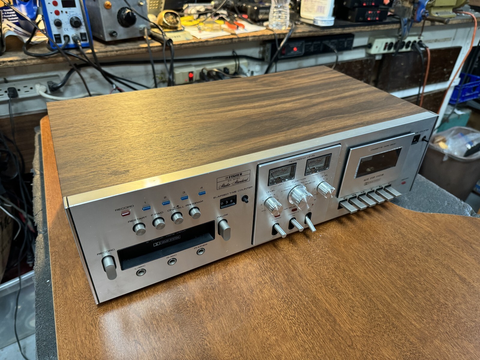 Vintage Fisher Studio ER-8150 Cassette 8 Track Tape Recorder Vintage Fisher Studio ER-8150 Cassette 8 Track Tape Recorder