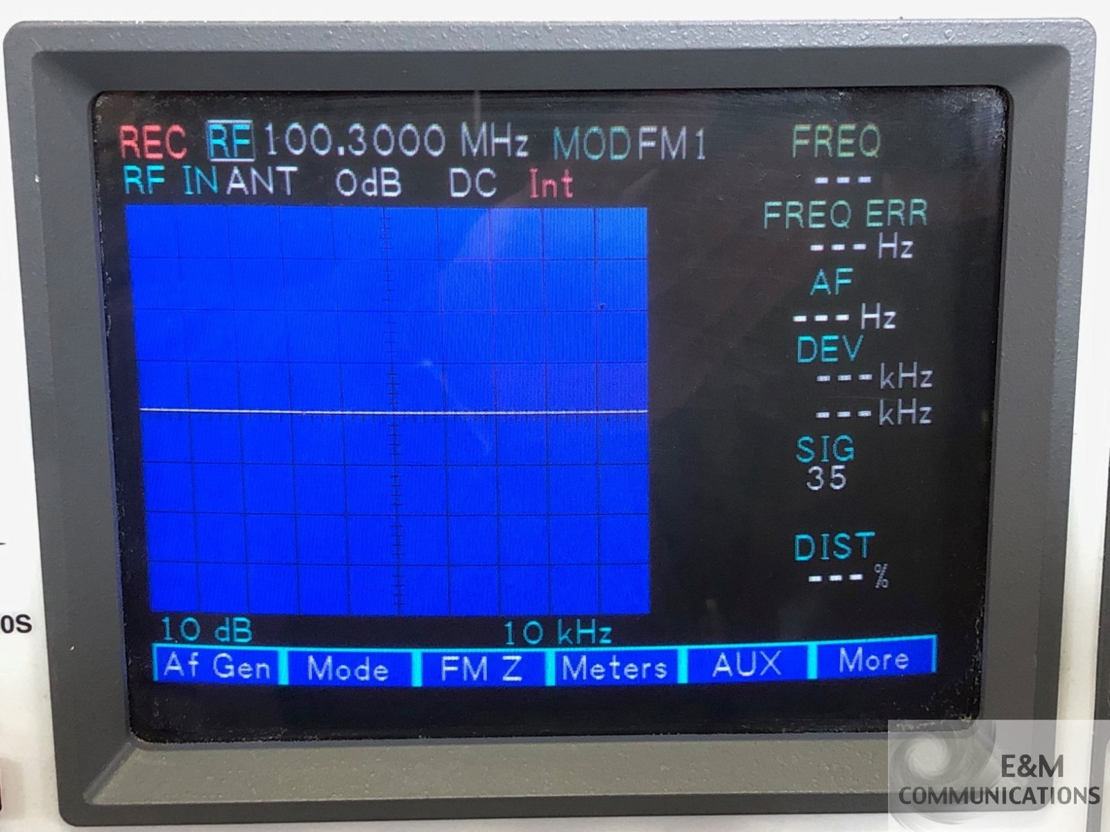 FM/AM-1600S IFR AEROFLEX RF COMMUNICATION SERVICE MONITOR 250 kHz-999.9999 MHz C