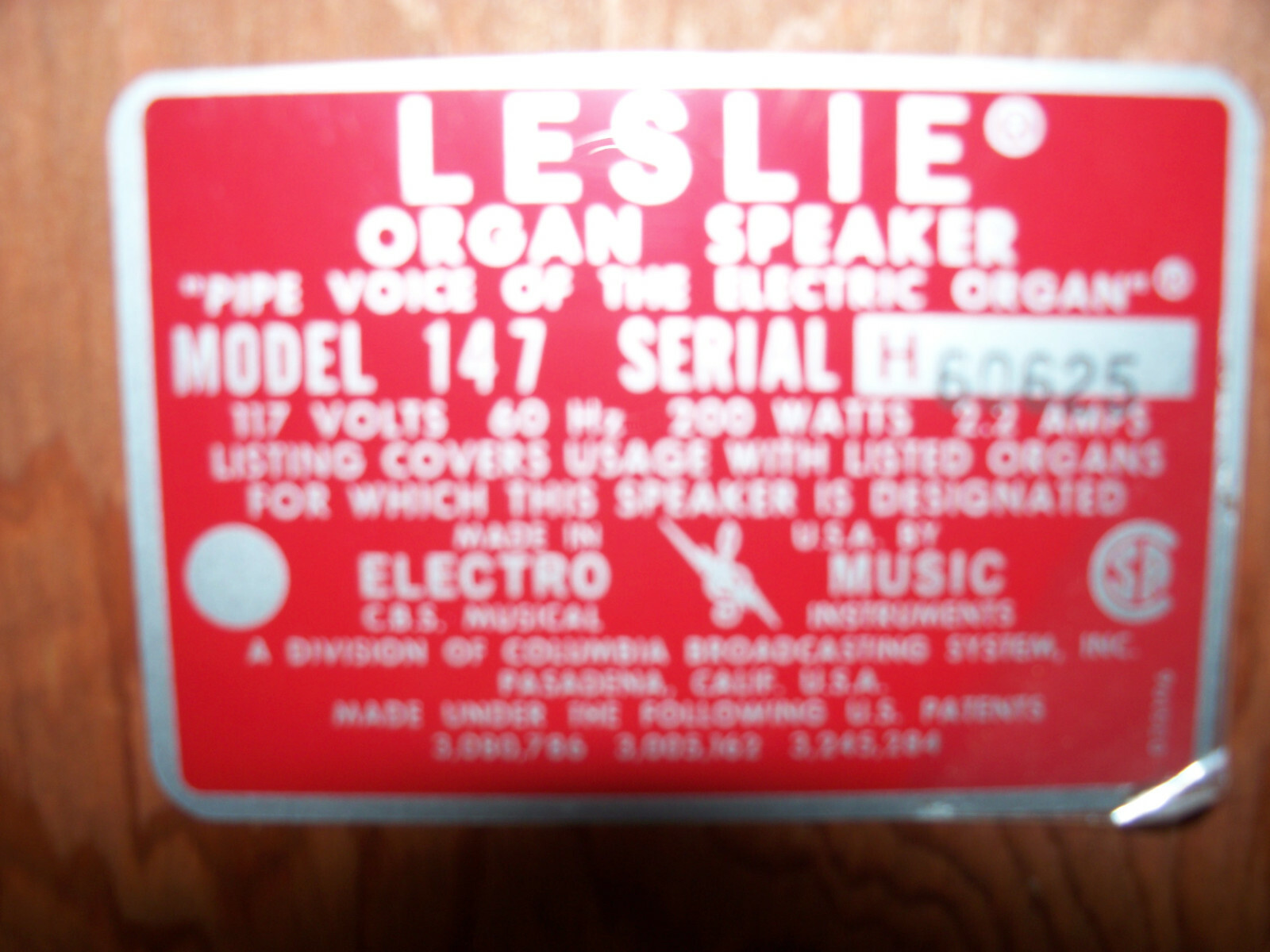 1950 Hammond C2/C3 w/ 147 Leslie & DR-20 tone cabinet