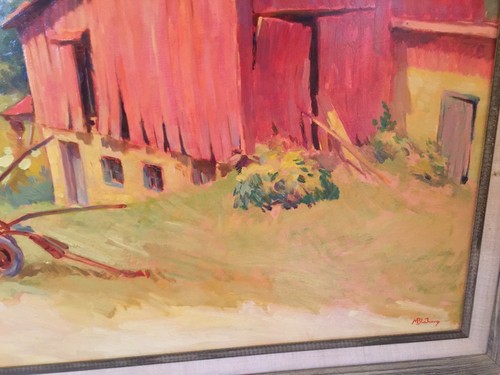 Original framed Oil painting on board by Marcos Blahove