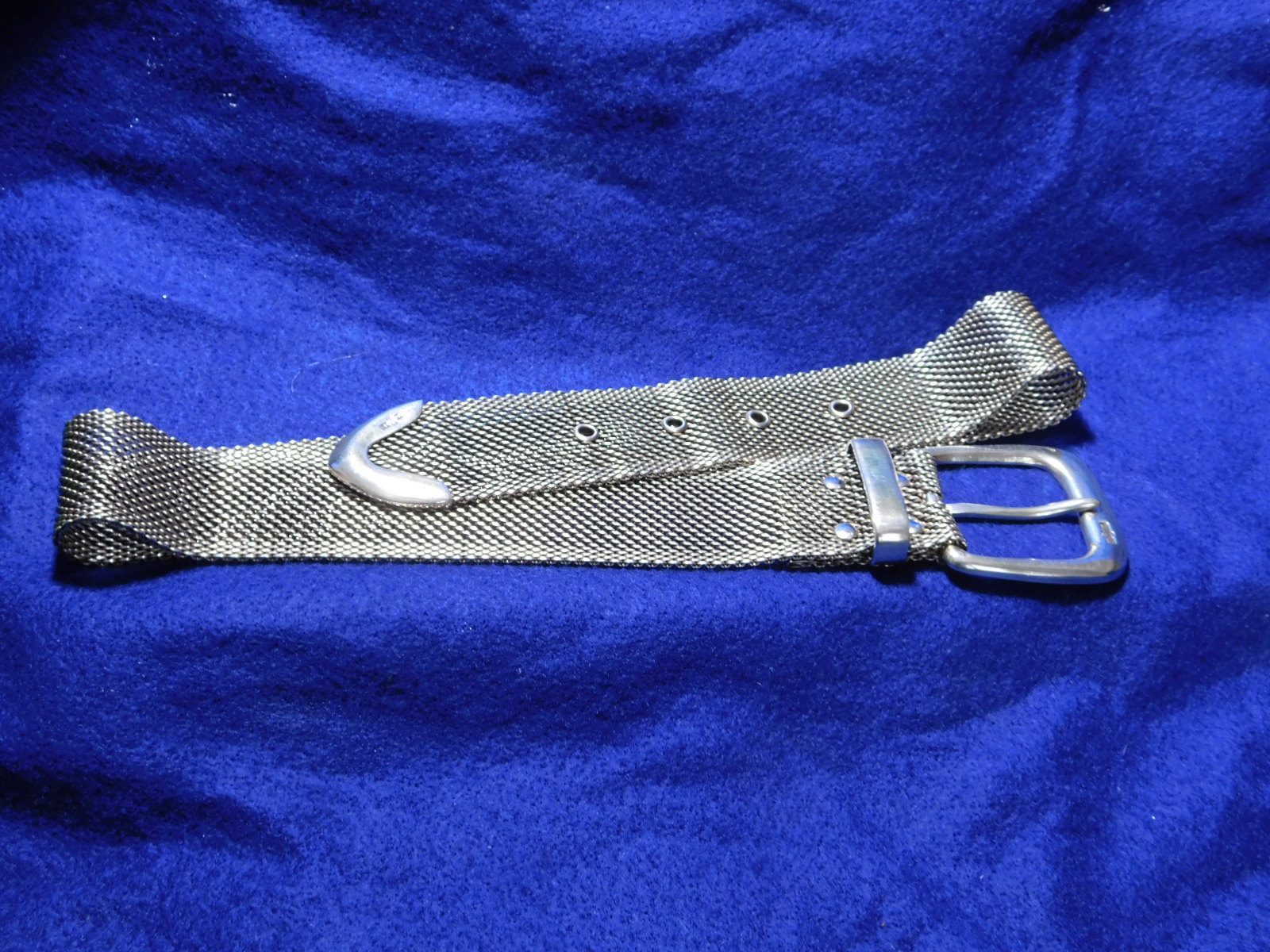 Ralph Lauren Vintage Sterling Silver Mesh Belt ~ 29 1/2