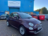 2018 Fiat 500 1.2 Lounge Euro 6 (s/s) 3dr HATCHBACK Petrol Manual