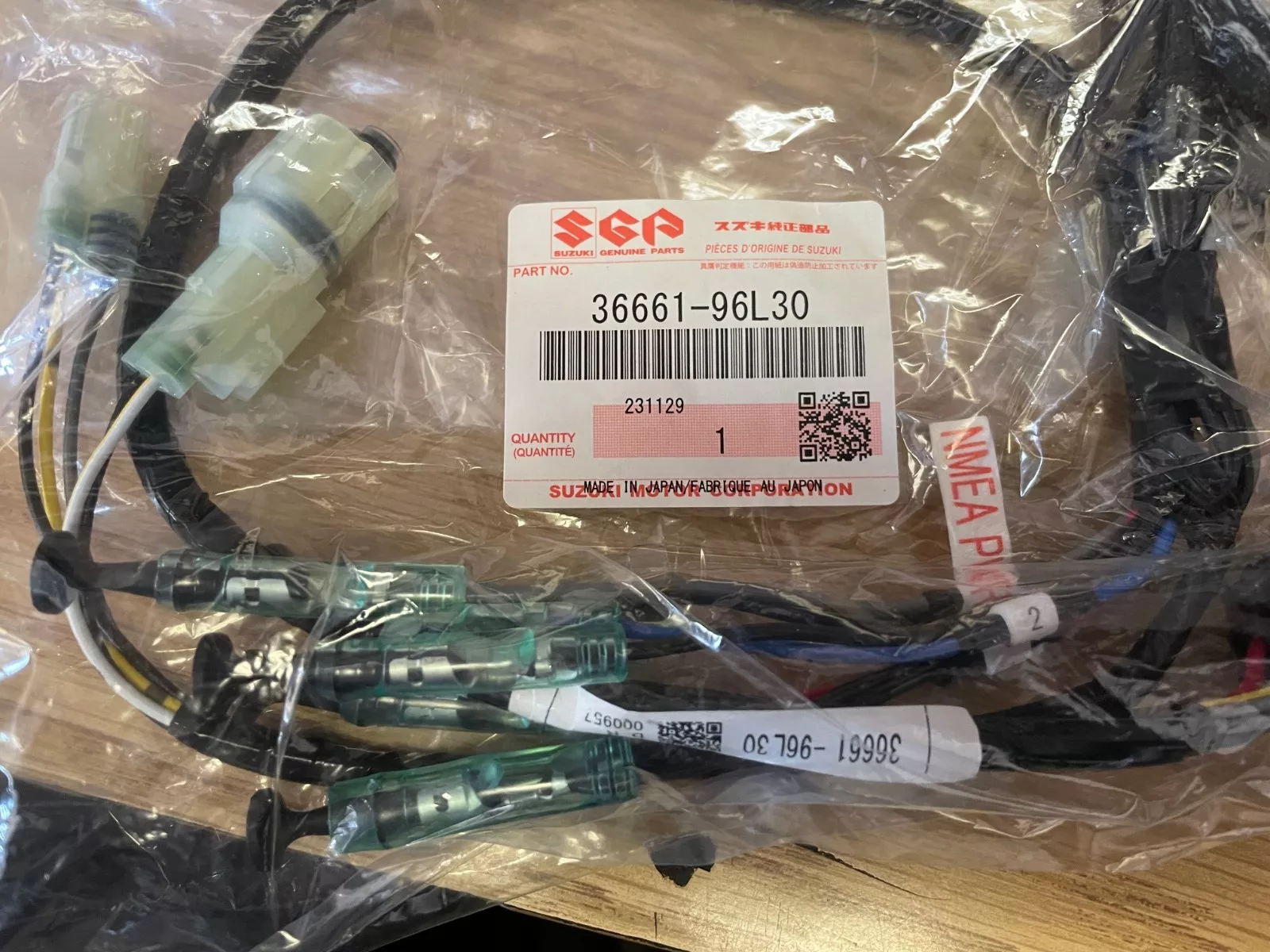36661-96L30 Suzuki MECHANICAL GAUGE ADAPTER HARNESS OEM | eBay
