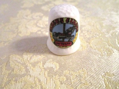 CIRCUS CIRCUS, LAS VEGAS PORCELAIN THIMBLE - NEW
