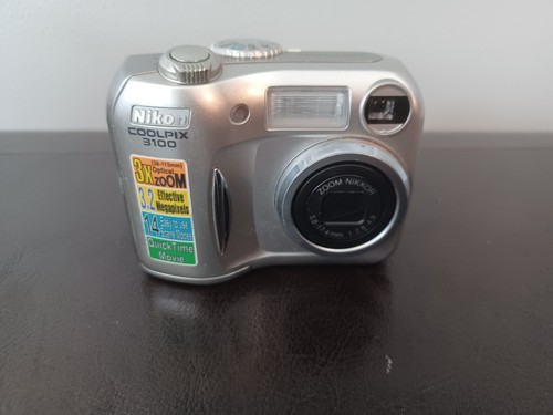 Nikon COOLPIX 3100 3.2MP Digital Camera - Silver For Parts