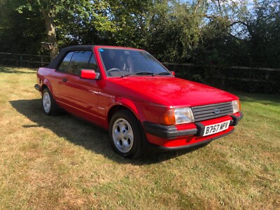 Ford Escort XR3I Cabriolet classic barn find