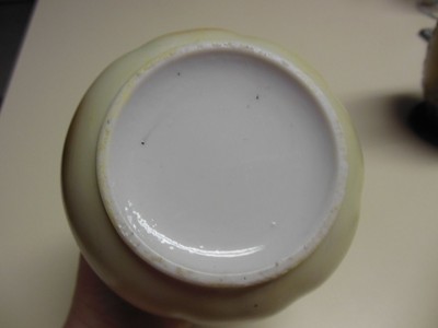 Vintage Handpainted Pitcher with Gold Edging Fruit Scene