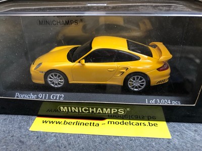 400 066300 PORSCHE 911 GT2 2007 YELLOW 1/43 IN BOX