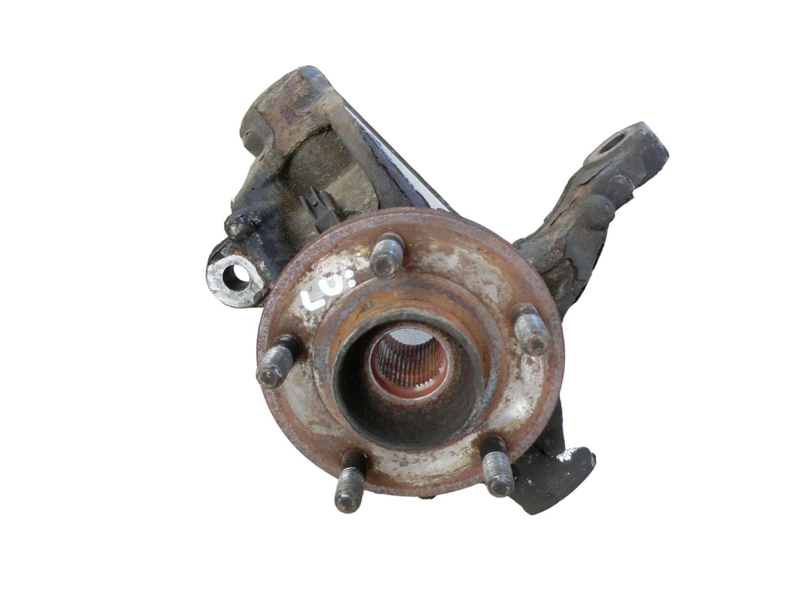 Ford Mondeo IV BA7 07-10 TDCi 2,0 103KW Achsschenkel Radnabe mit ABS Links Vorne  - Bild 1