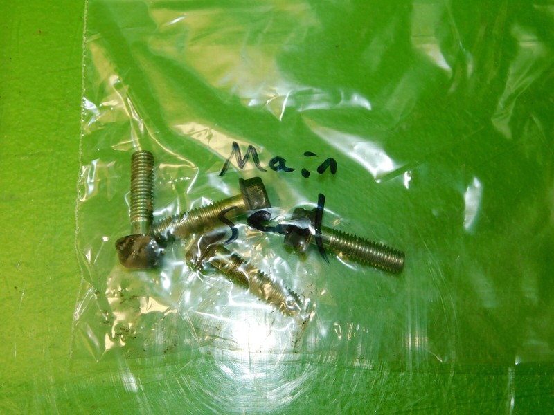 85-87 Civic CRX Si OEM engine motor main seal plate mount bolts SET D15A 1.5