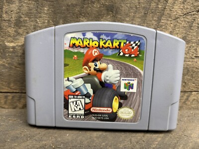 Mario Kart 64 (Nintendo 64, 1997) Cartridge Only Untested