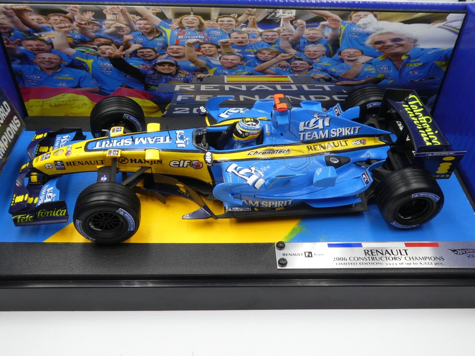 ミニカー Hot WHeels RENAULT F1 2006 1/18 Diecast Renault F1 Team R26 - Fernando Alonso 2006 Hotwheels