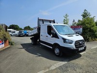 2023 ON 72 PLATE FORD TRANSIT 350 LEADER LWB CREW CAB TIPPER 88K ULEZ FREE ZONE✅