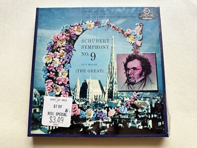Symphony No. 9 In C Major ''The Great'' (1958) Reel 7 ½ ips 4-Track Stereo SEALED
