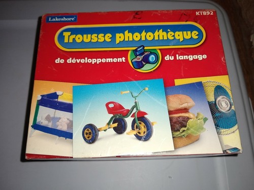 Lakeshore French Flash Cards Over 250 Photo Language Development KT892
