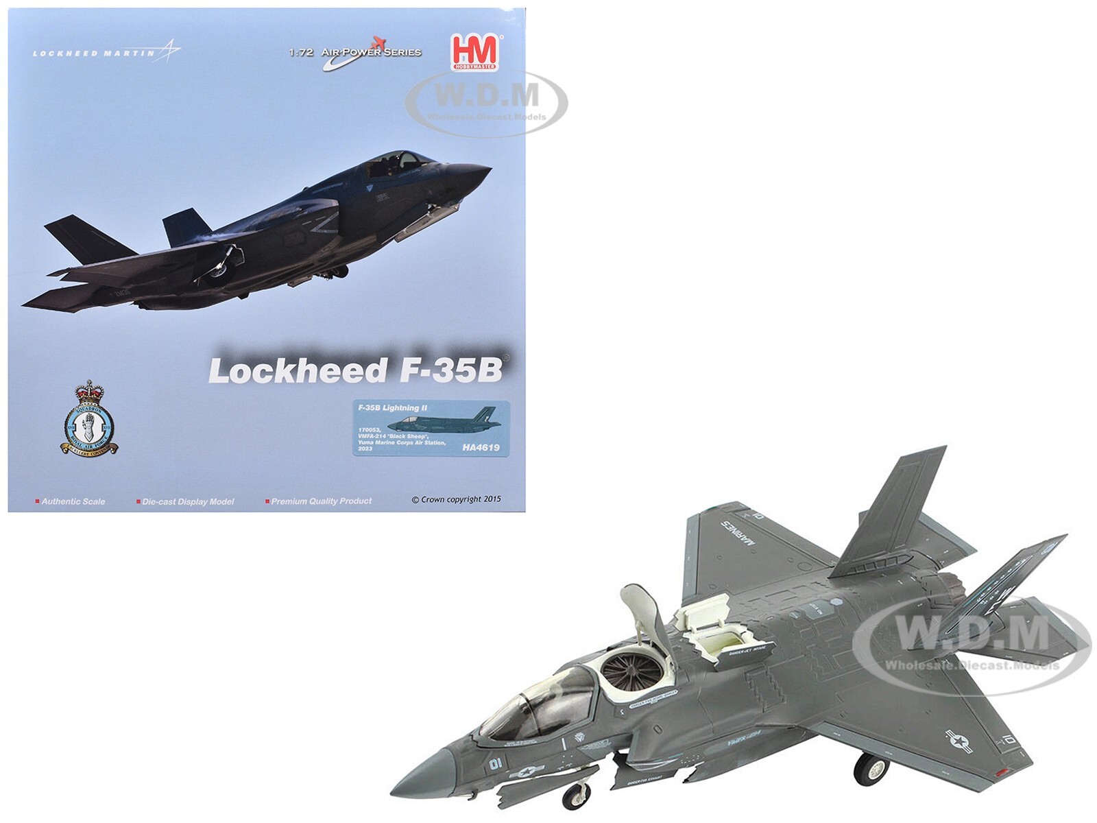 ホビーマスター Lockheed F-35B 1/72 1/72 Hobby Master F-35B Lightning II 170053, VMFA-214 
