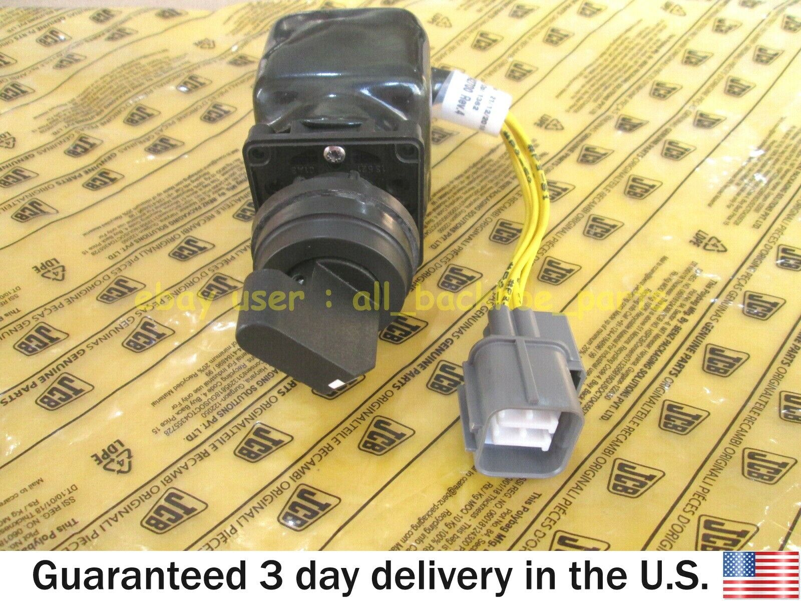 JCB BACKHOE - GENUINE JCB SWITCH 3 POSITION SELECTOR (PART JCB BACKHOE - GENUINE JCB SWITCH 3 POSITION SELECTOR (PART